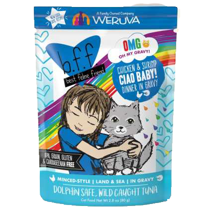 Weruva BFF OMG Ciao Baby! Chicken & Shrimp Pouch