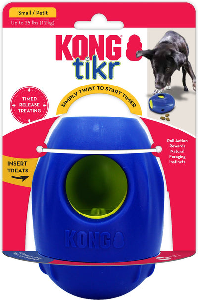 Kong Tikr Timer Activated Dog Treat Dispenser Kong Tikr Timer Activated Dog Treat Dispenser