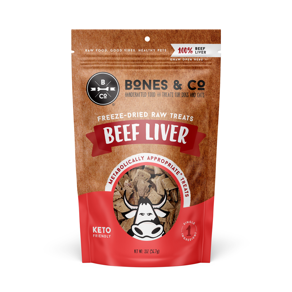 Bones & Co Freeze Dried Beef Liver 2 oz.