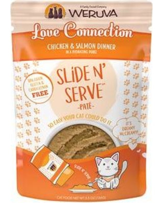 Weruva Slide N' Serve Love Connection Chicken & Salmon Pate