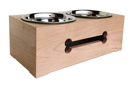 Pets Stop Wooden Bone Cut Diner