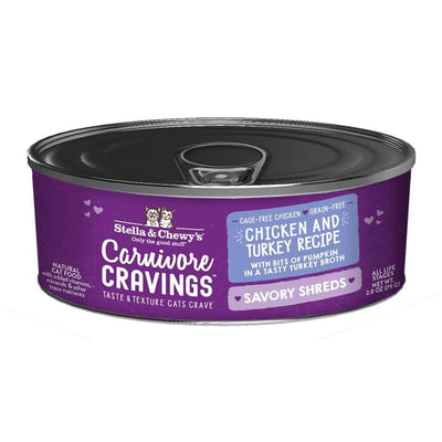 Stella & Chewy's Cat Carnivore Cravings Savory Shreds Chicken & Turkey Stella & Chewy's Cat Carnivore Cravings Savory Shreds Chicken & Turkey