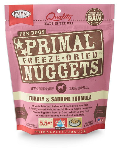 Primal Freeze-Dried Turkey & Sardine Formula Primal Freeze-Dried Turkey & Sardine Formula