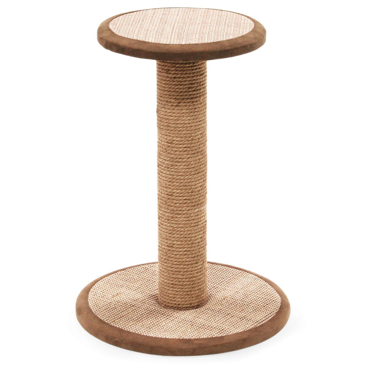 Kitty Power Paws Short Round Platform Scratching Post 21 5/8" H