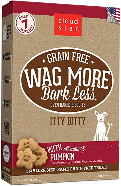 Cloud Star Wag More Bark Less Grain Free Oven Baked Biscuits with Pumpkin Cloud Star Wag More Bark Less Grain Free Oven Baked Biscuits with Pumpkin