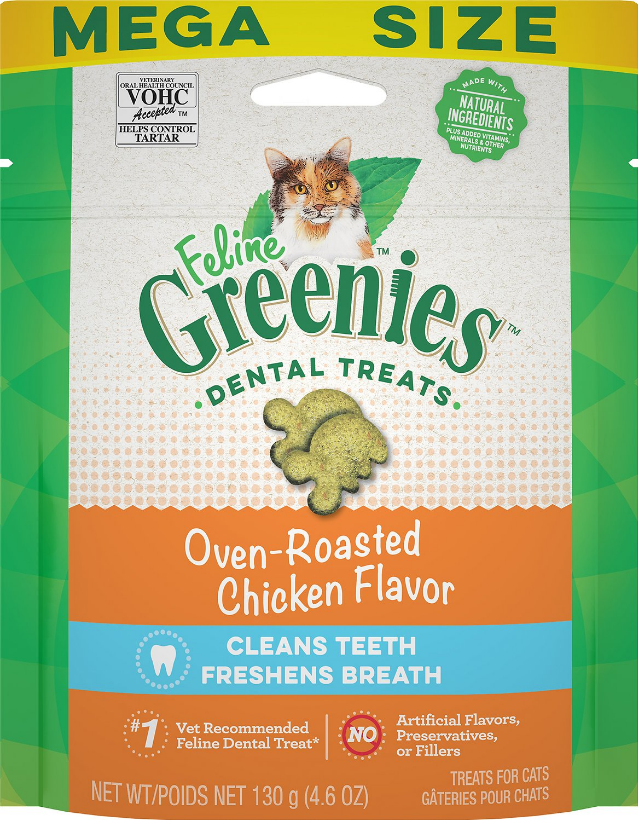 Greenies Feline Oven Roasted Chicken Flavor