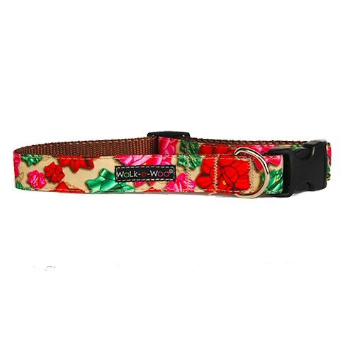 Walk-e-Woo Mayan Flowers Collar