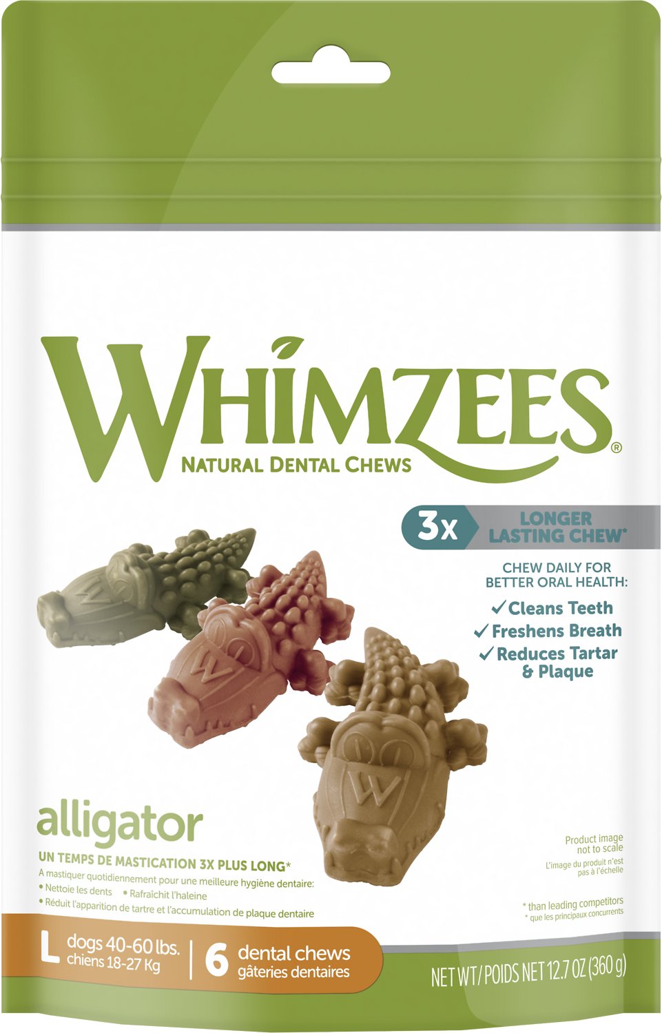 Whimzees Alligator Dental Treats