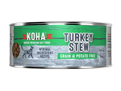 Koha Cat Grain-Free Turkey Stew Koha Cat Grain-Free Turkey Stew