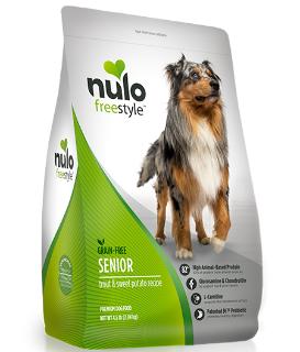 Nulo Grain-Free Senior Trout & Sweet Potato Recipe