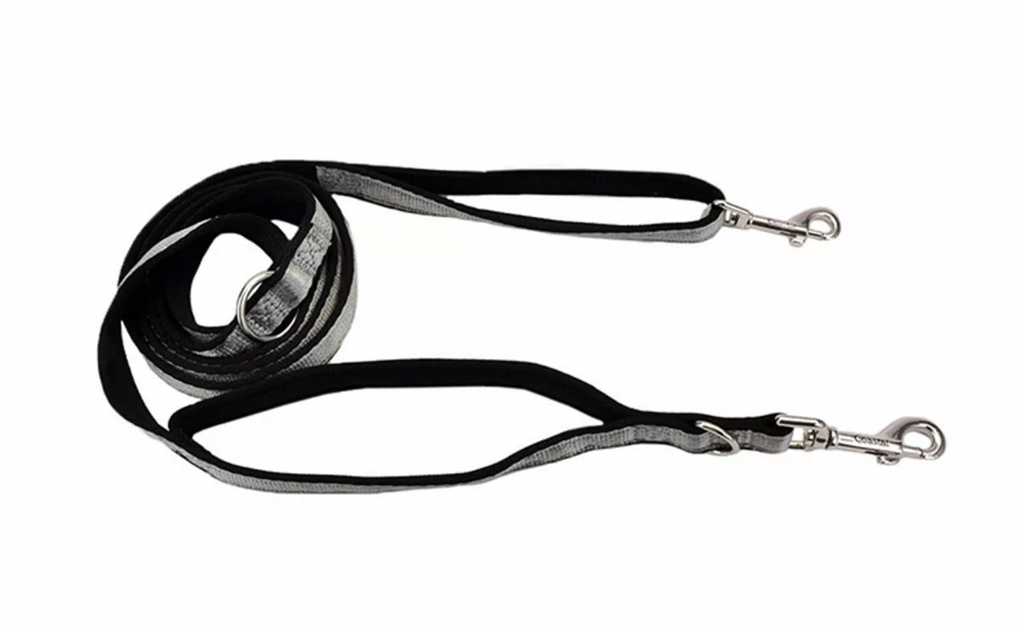 Coastal Padded Multi-Function Leash Silver 6'