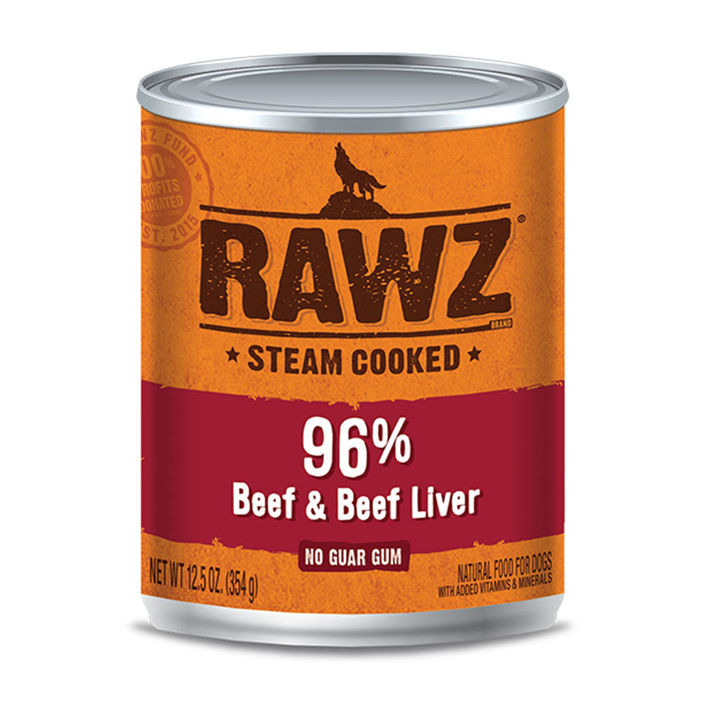 Rawz 96% Beef & Beef Liver