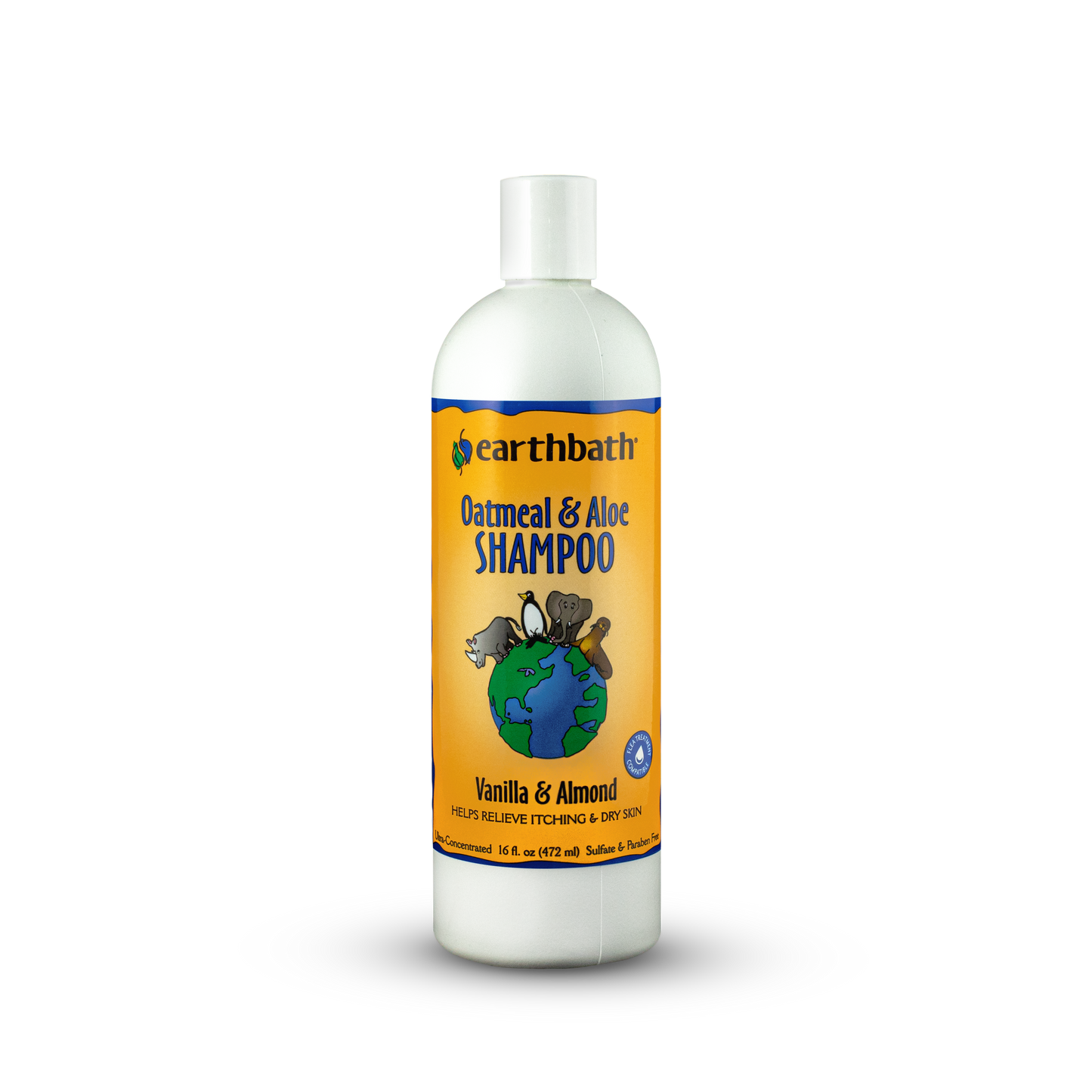 Earthbath Oatmeal & Aloe Vanilla & Almond Shampoo 16 oz