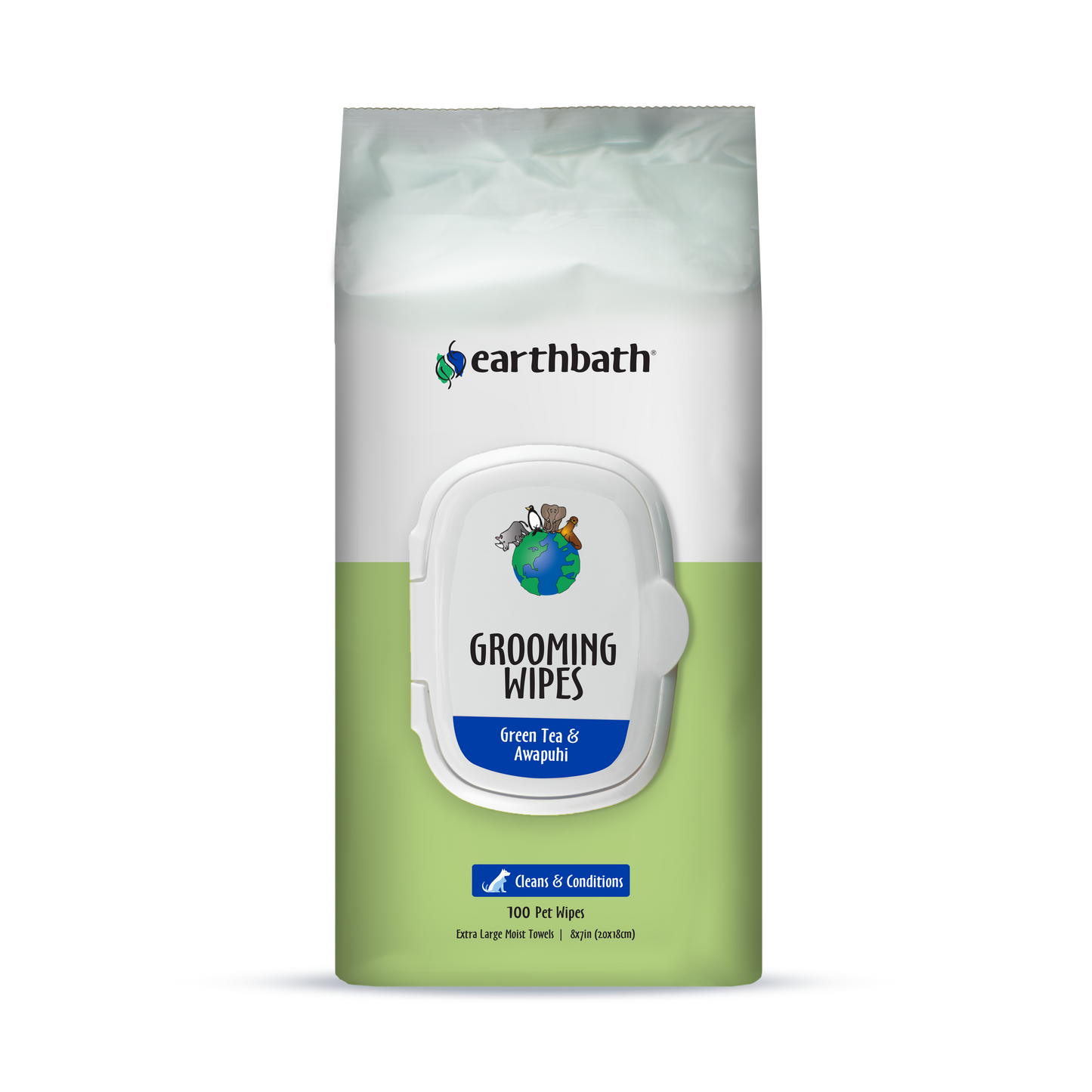 Earthbath Green Tea Grooming Wipes
