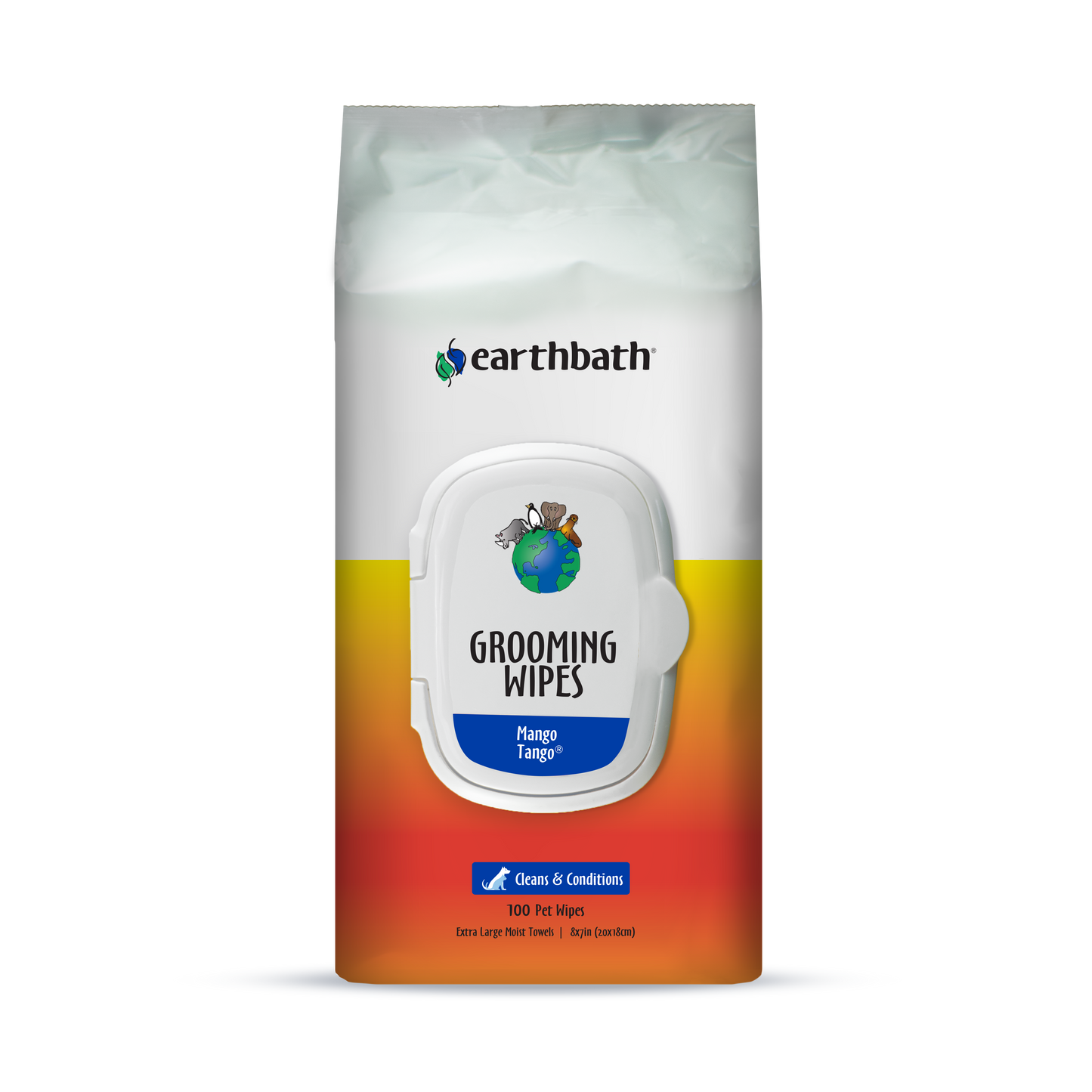 Earthbath Mango Tango Grooming Wipes 100 ct.