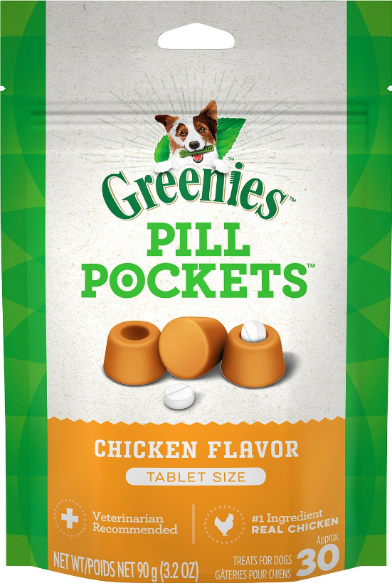Greenies Pill Pockets Tablets Chicken 3.2 oz ( 30 Count)