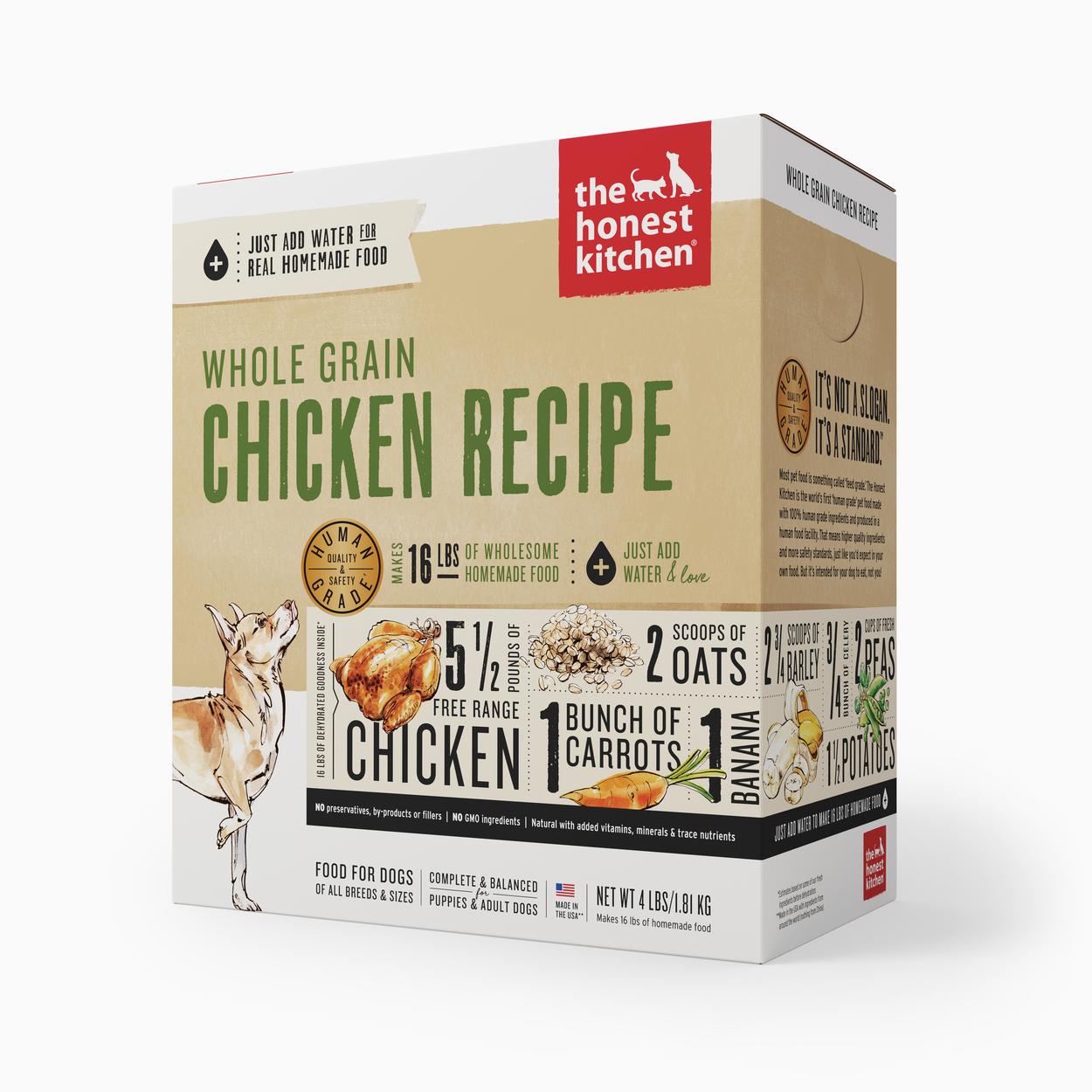 Honest Kitchen Whole Grain Chicken Recipe