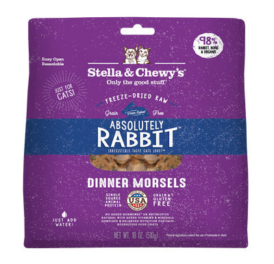 Stella & Chewy's Cat Freeze-Dried Absolutely Rabbit Stella & Chewy's Cat Freeze-Dried Absolutely Rabbit