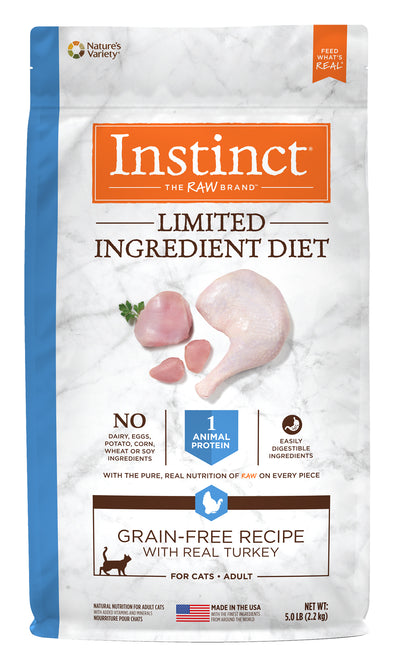 Nature's Variety Instinct Cat Limited Ingredient Turkey Recipe Nature's Variety Instinct Cat Limited Ingredient Turkey Recipe