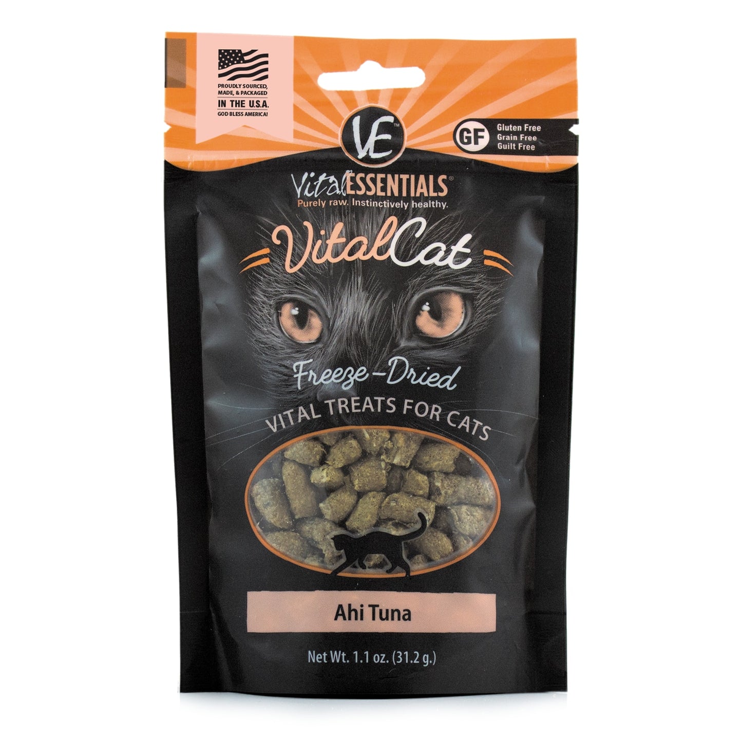 Vital Essentials Cat Freeze Dried Ahi Tuna 1.1 oz.