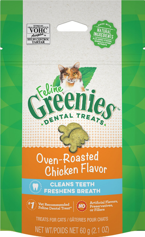 Greenies Feline Oven Roasted Chicken Flavor