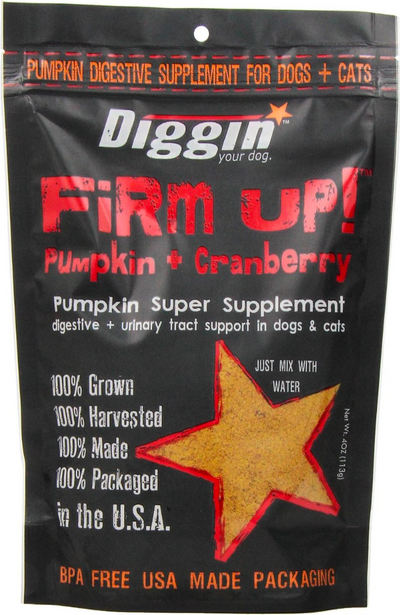 Diggin Firm Up Pumpkin + Cranberry Flakes 4 oz. Diggin Firm Up Pumpkin + Cranberry Flakes 4 oz.