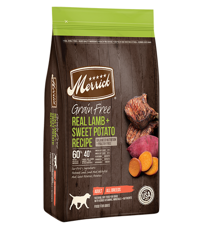 Merrick Grain-Free Lamb & Sweet Potato Recipe Merrick Grain-Free Lamb & Sweet Potato Recipe