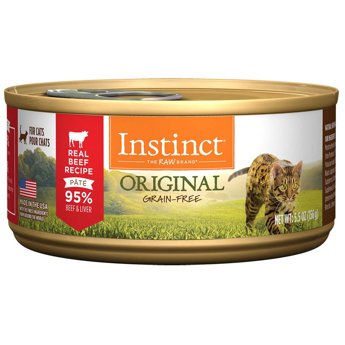 Nature's Variety Instinct Cat Grain-Free Real Beef Recipe
