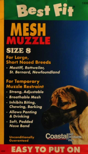 Coastal Adjustable Mesh Dog Muzzle Coastal Adjustable Mesh Dog Muzzle