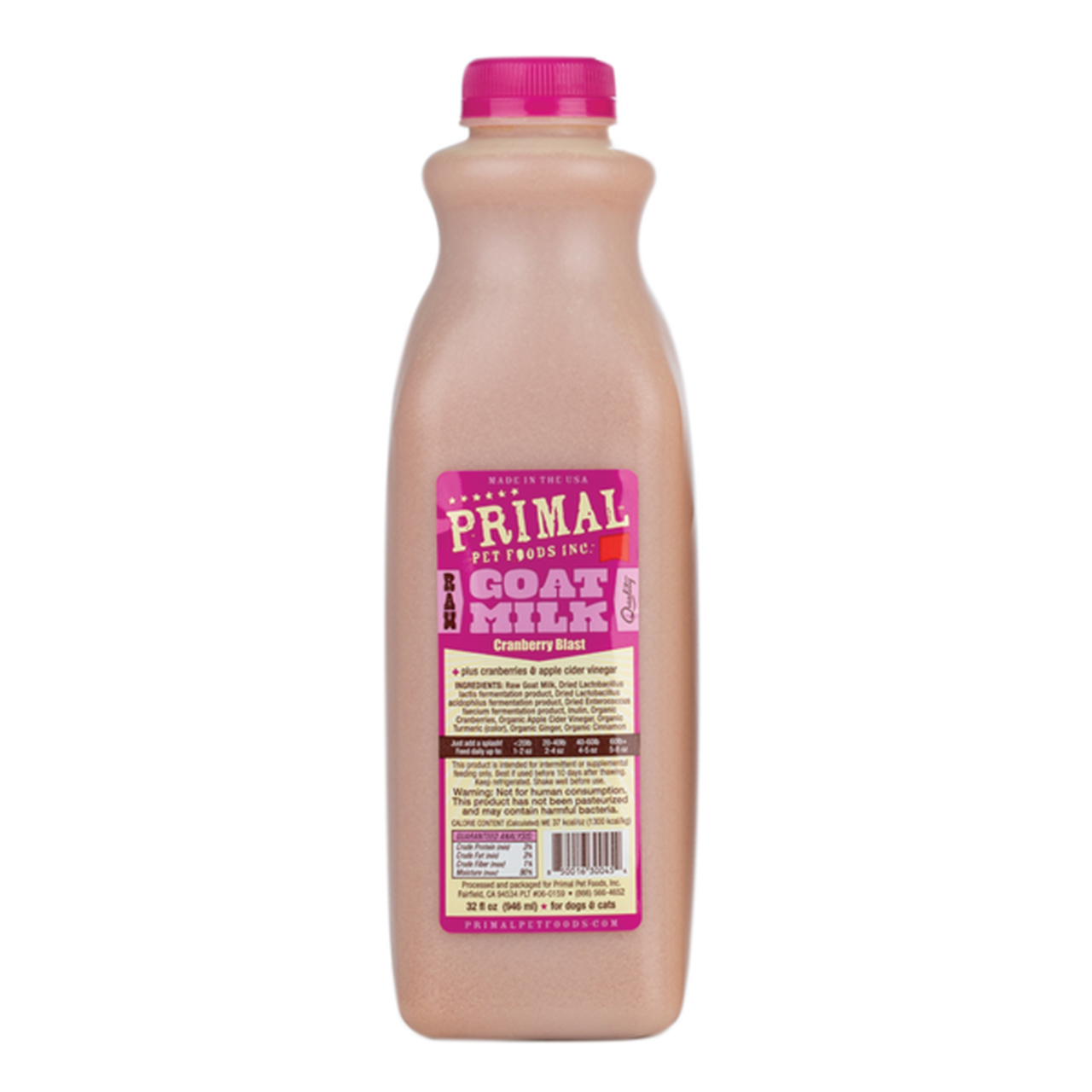 Primal Cranberry Blast Goats Milk 1 qt.