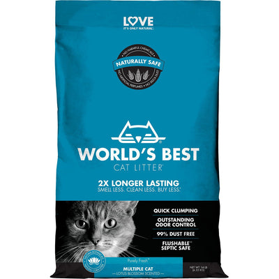 Worlds Best Multi- Cat Lotus Blossom Scented Litter Worlds Best Multi- Cat Lotus Blossom Scented Litter