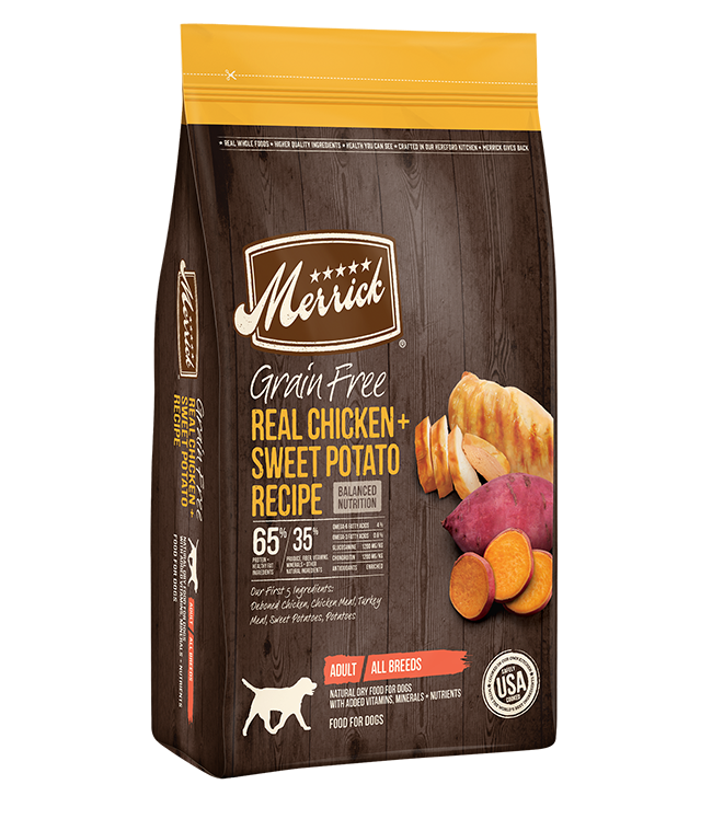 Merrick Grain-Free Real Chicken & Sweet Potato