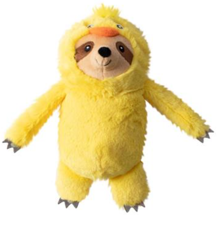 Fringe Chicks Dig It Plush Dog Toy