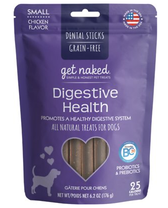 Get Naked Digestive Health Dental Chew Sticks