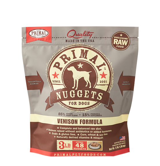 Primal Raw Frozen Venison Formula