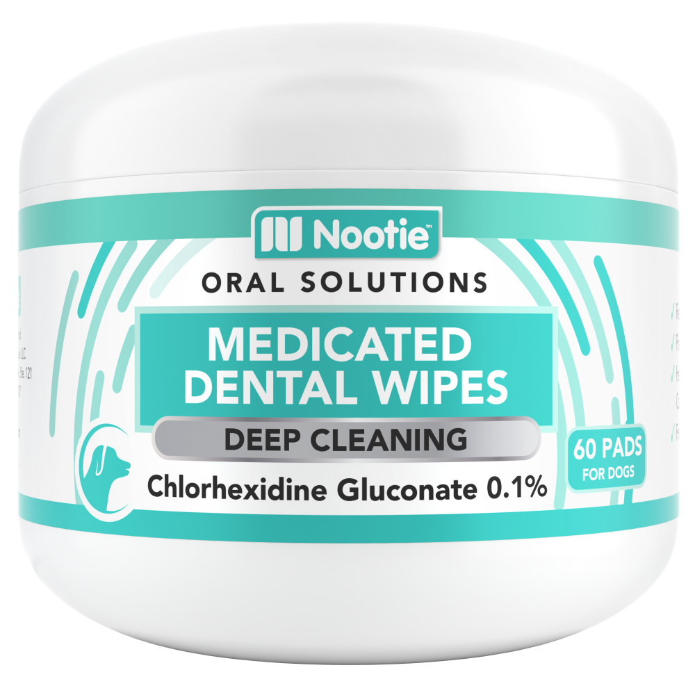 Nooties Antimicrobial Dental Wipes 60 ct.