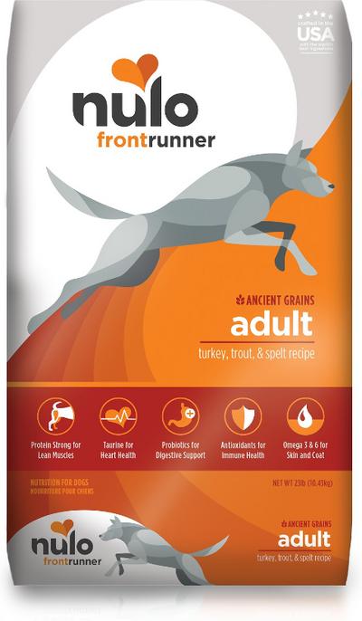 Nulo Front Runner Adult Turkey Trout & Spelt Nulo Front Runner Adult Turkey Trout & Spelt