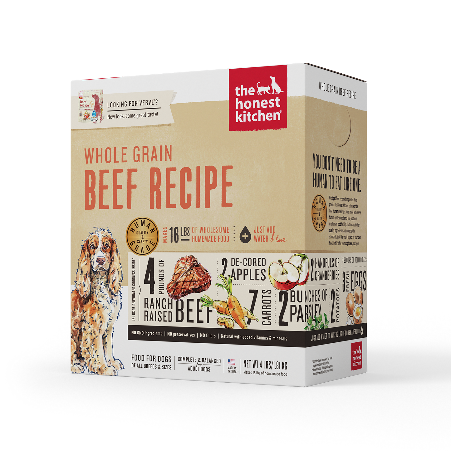 Honest Kitchen Whole Grain Beef Recipe