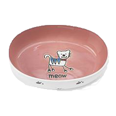 Petrageous Silly Kitty Oval Bowl