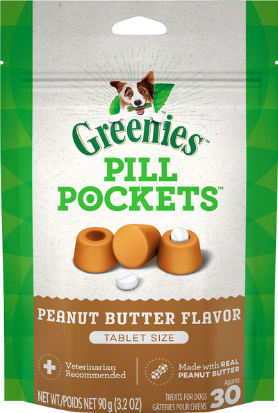 Greenies Pill Pockets Tablets Peanut Butter 3.2oz.  (30 ct.) Greenies Pill Pockets Tablets Peanut Butter 3.2oz.  (30 ct.)