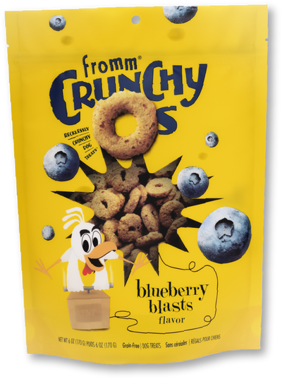 Fromm Crunchy O's Blueberry Blast 6 oz. Fromm Crunchy O's Blueberry Blast 6 oz.