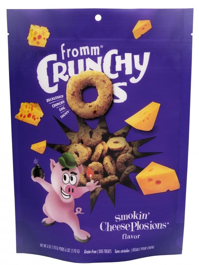 Fromm Crunchy O's Smokin CheesePlosions 6 oz. Fromm Crunchy O's Smokin CheesePlosions 6 oz.