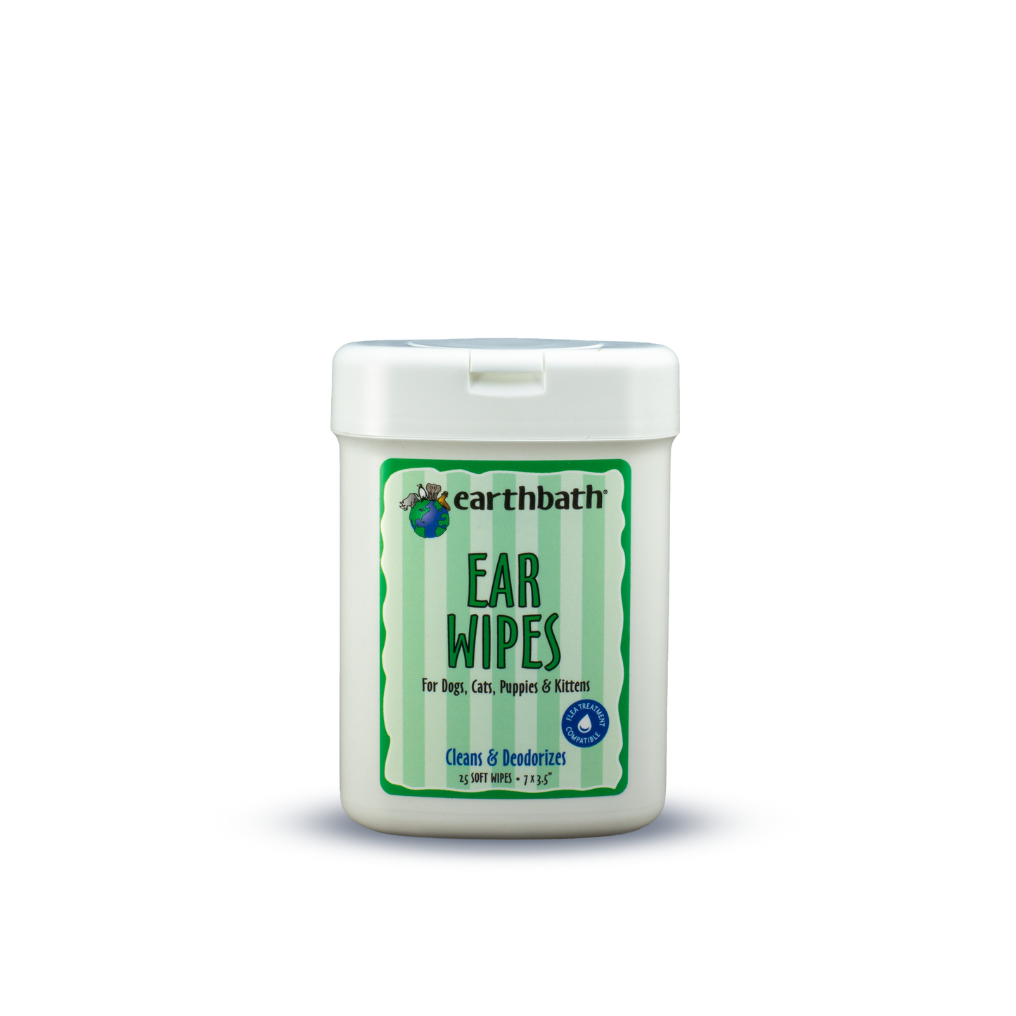 Earthbath Ear Wipes with Witch Hazel & Chamomile 30 ct