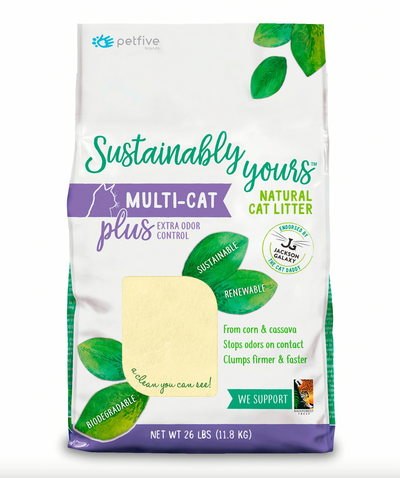 Sustainably Yours Multi-Cat Plus Litter 26 lb Sustainably Yours Multi-Cat Plus Litter 26 lb