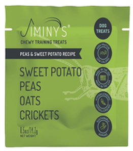 Jiminys Crickets Chewy Sweet Potato & Peas