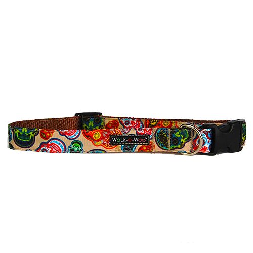 Walk-e-Woo Day of the Dead Collar