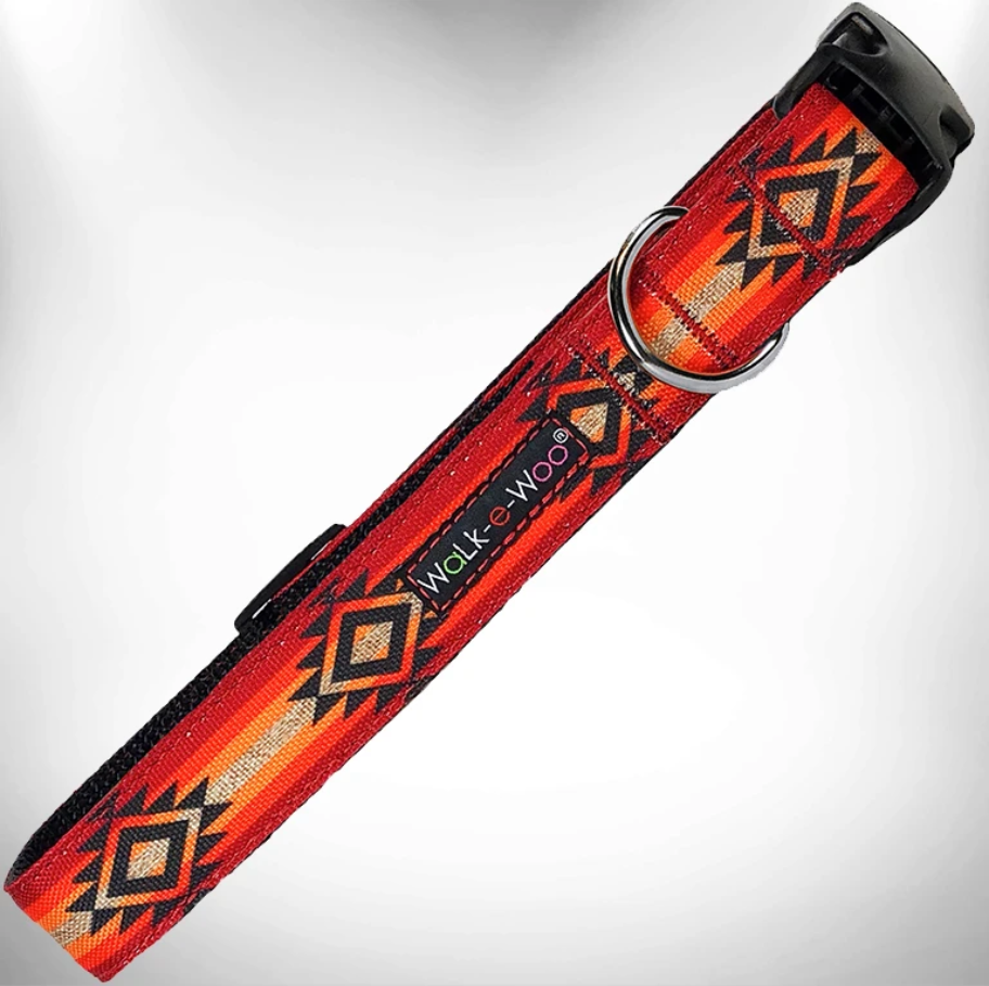 Walk-e-Woo Fire Sky Collar