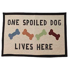 Petrageous One Spoiled Dog Mat 28"x18"
