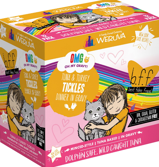Weruva BFF OMG Tuna & Turkey Tickles Pouch