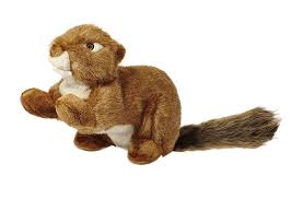 Fluff & Tuff Red The Squirrel Squeakerless